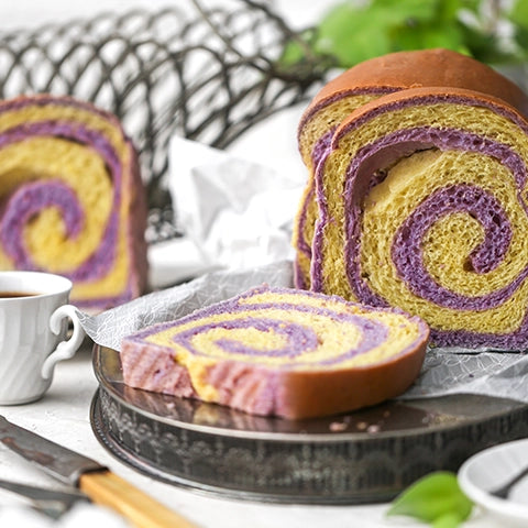 Autumnal Baked Sweet Potato Yam Ebony Carrot Swirl Bread
 &ndash; Suncore Foods Inc.