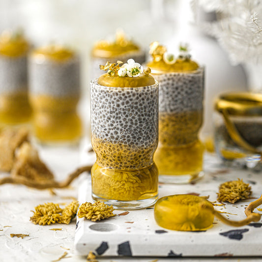 Suncore Foods Chrysanthemum Chia & Jelly Parfait