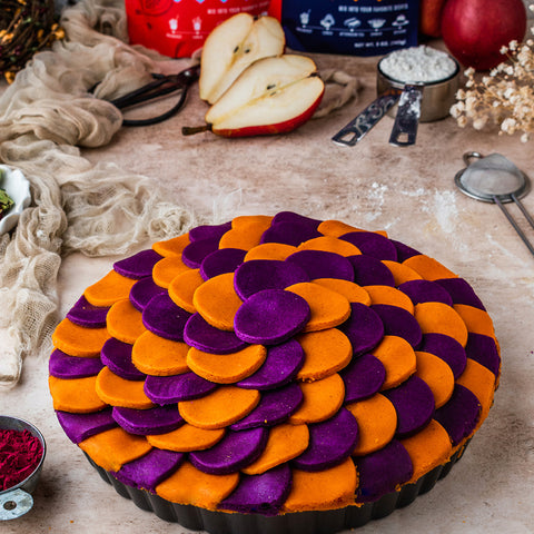 Purple & Orange Pear Pie