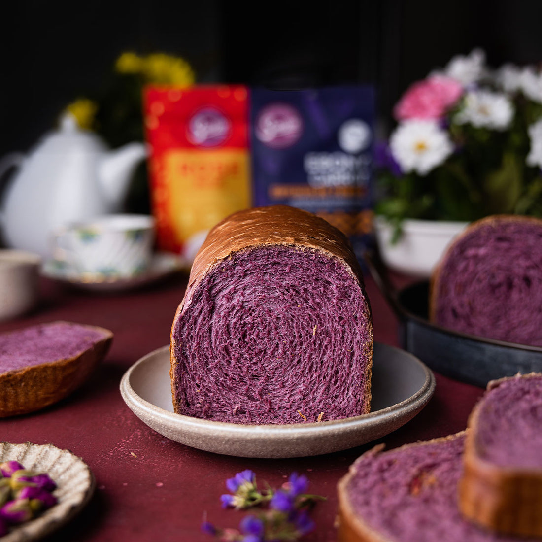 Suncore Foods Rose Buds Ebony Carrot Bread