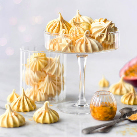 Passion Fruit Meringues