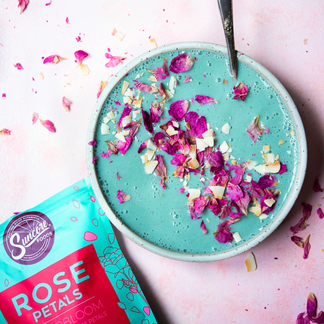 Suncore Foods Dreamy Tiffany Teal Smoothie Bowl