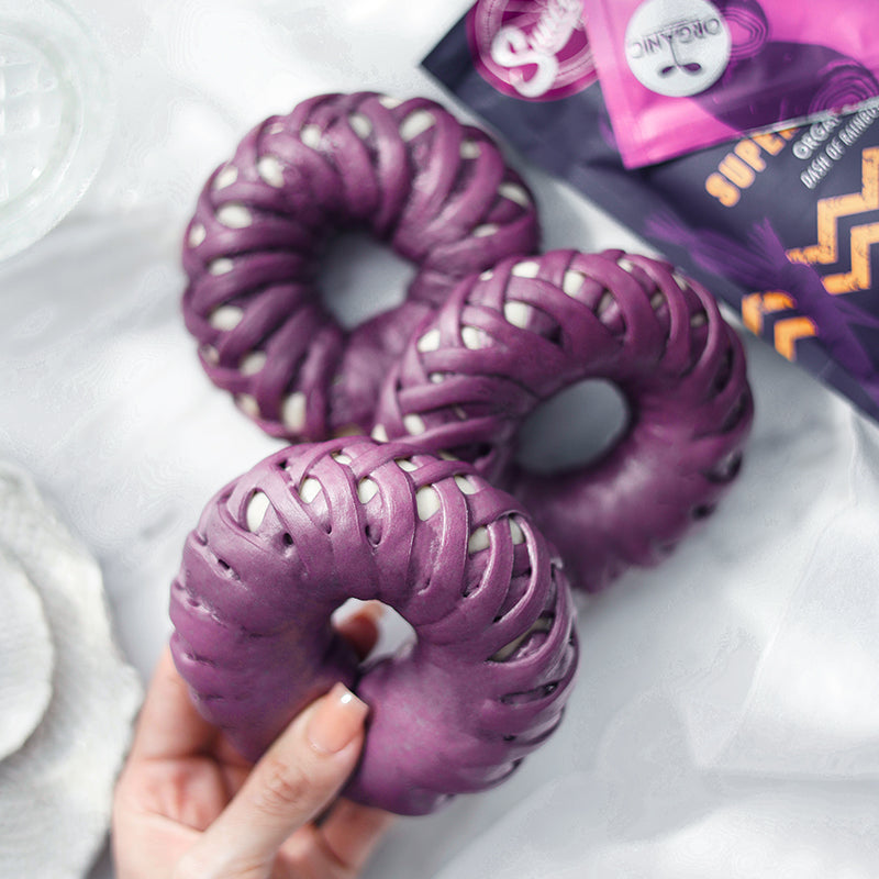 Suncore Foods 6-Ingredient Purple Sweet Potato & Ebony Carrot Steamed Buns 