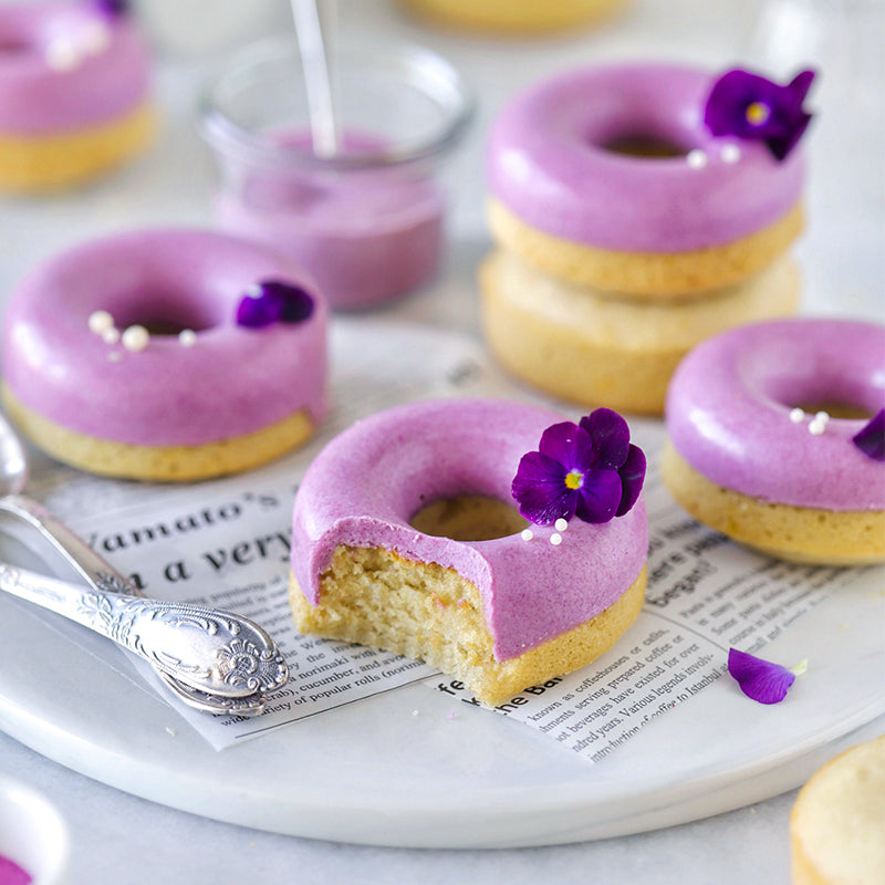 Suncore Foods Purple Sweet Potato Glaze Baked Donuts