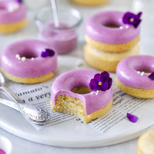 Suncore Foods Purple Sweet Potato Glaze Baked Donuts