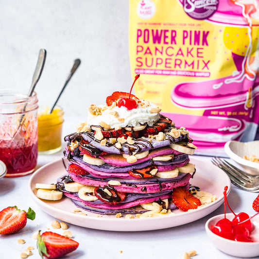 Suncore Foods Banana Split Pink & Purple Pancakes
