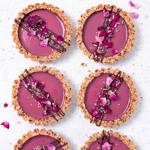 Mini Quinoa Crust Berry Tartlets