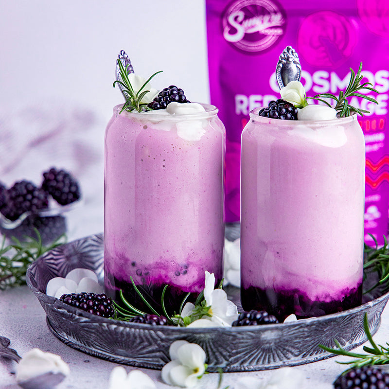 Suncore Foods Cosmos Red Cabbage, Berry, and Banana Purple Power Up Smoothie