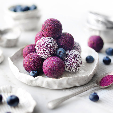 Acai Berry Blueberry Bliss Balls