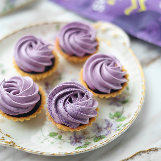 Suncore Foods Blueberry Purple Sweet Potato Meringue Tart