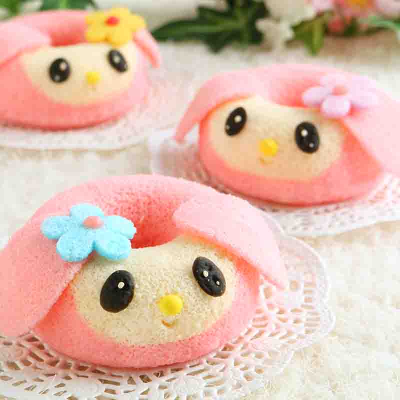 Suncore Foods Bunny Almond Sponge Cake Donuts