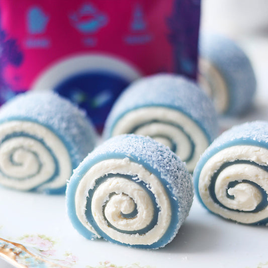 Suncore Foods Blue Butterfly Pea Flower Mochi Rolls