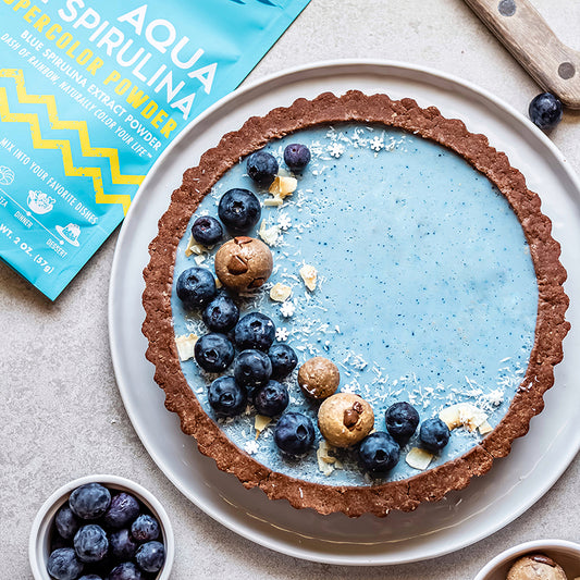 Suncore Foods Coconut Ocean Blue Spirulina Tart