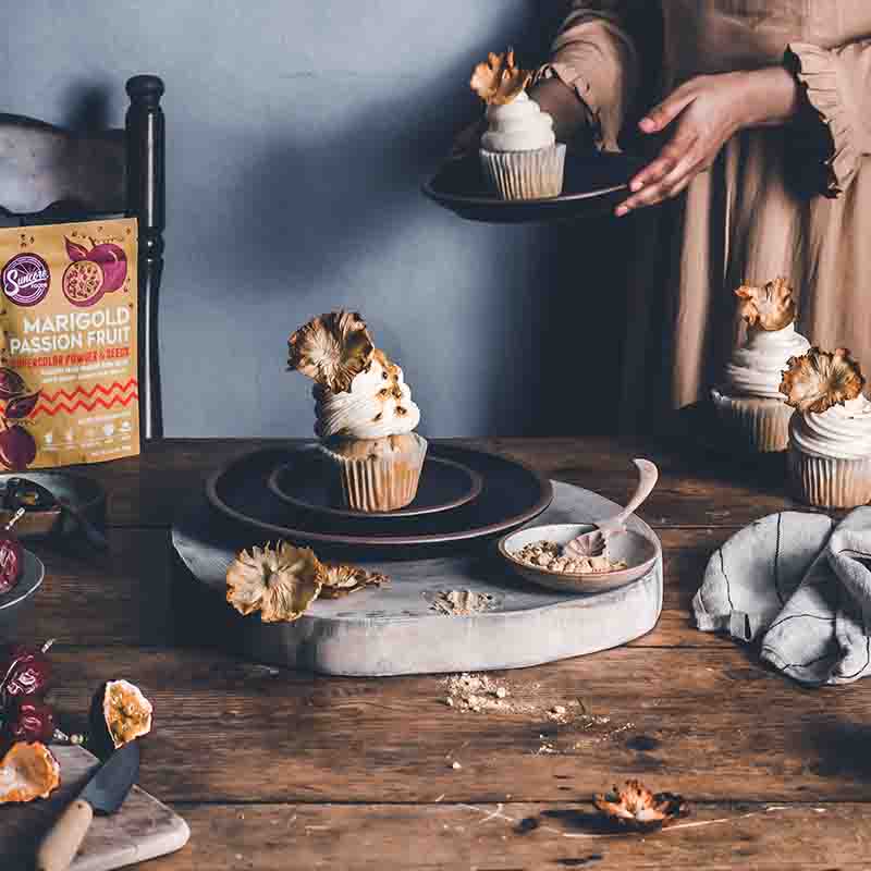 Suncore Foods Coconut Passionfruit Cupcakes