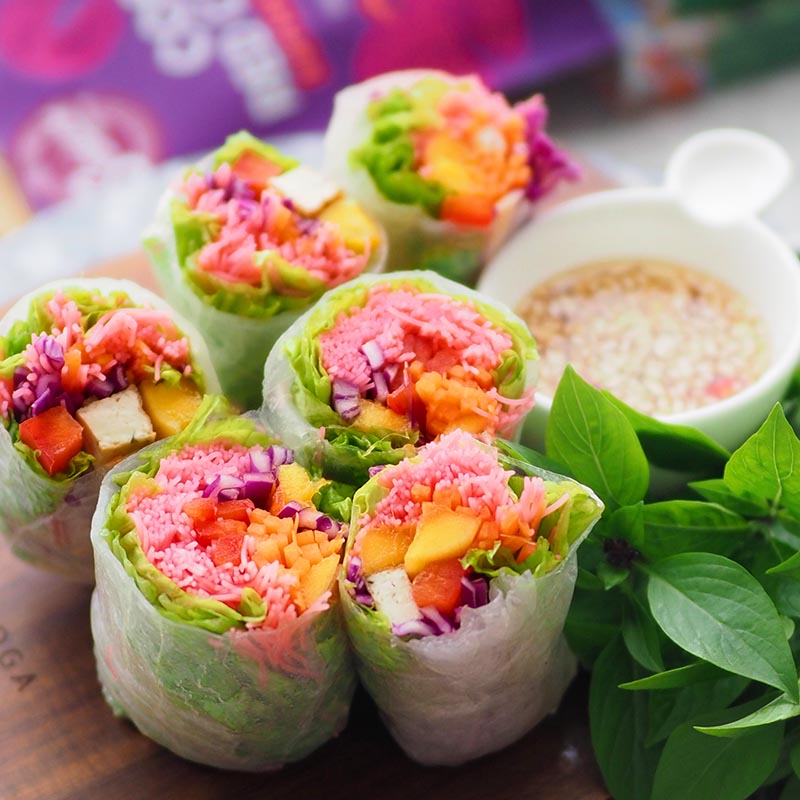 Suncore Foods® Colorful Rice Noodle Spring Rolls