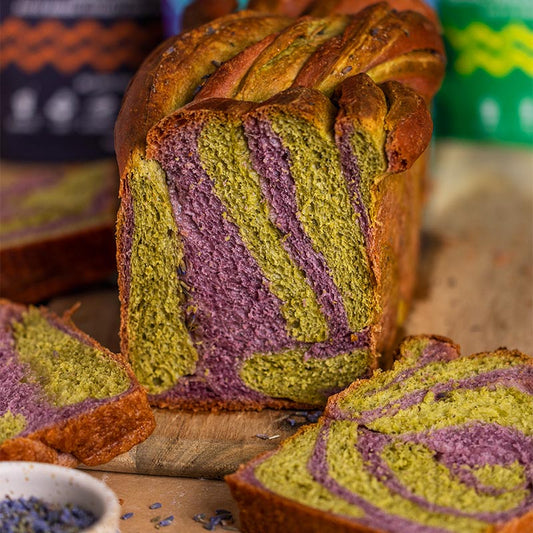 Suncore Foods Duo-Tone Marble Lavender Butter Loaf