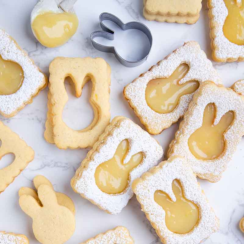 Suncore Foods Easter Lemon Linzer Cookies