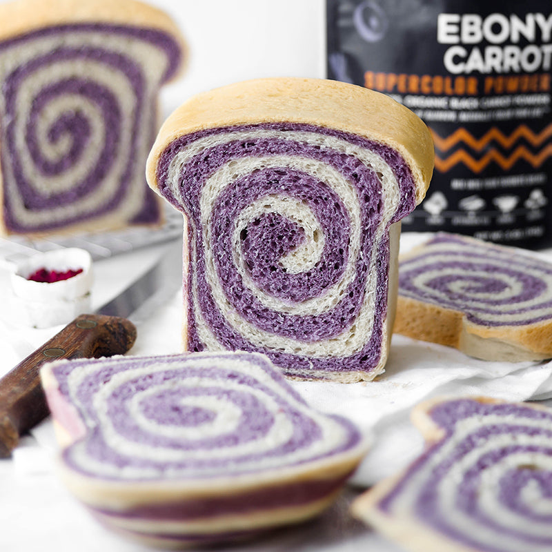 Suncore Foods Ebony Carrot Purple Swirl Bread