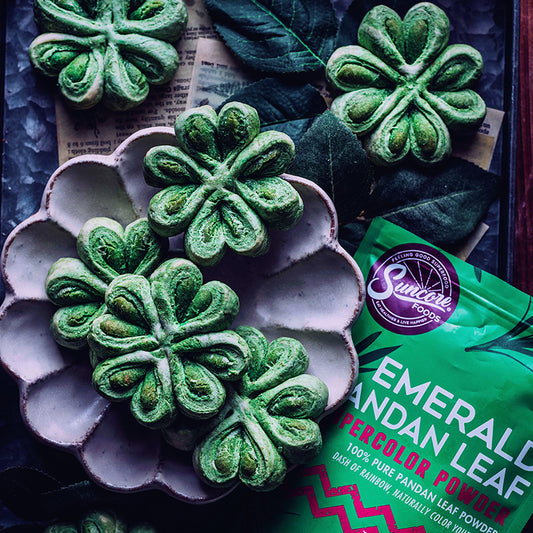 Suncore Foods Emerald Pandan Leaf Clover Leaf Shamrock Steamed Buns