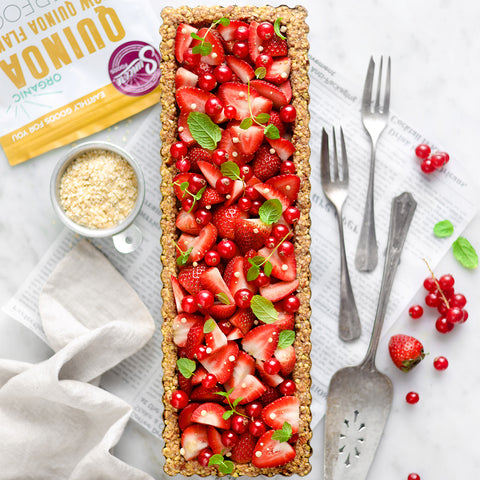 Gluten-Free Quinoa Hemp Granola Tart