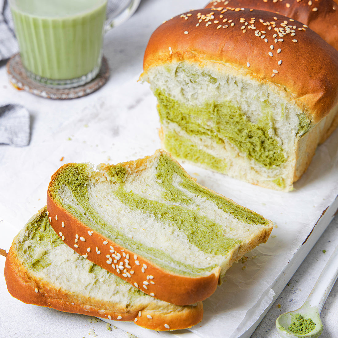 Suncore Foods Hokkaido Matcha Milk Bread