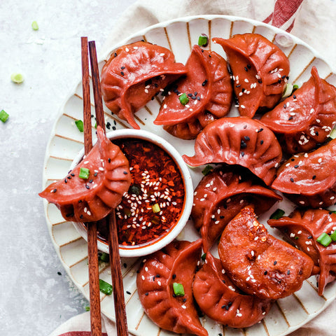 Red Beet Dumplings