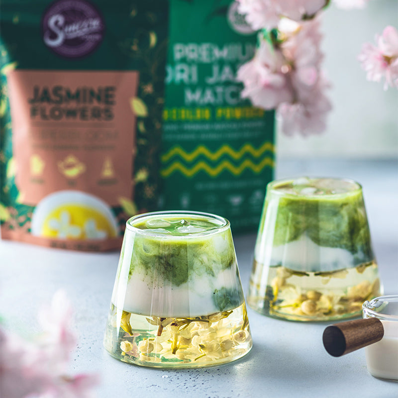 Suncore Foods Jasmine Flower Matcha Jelly