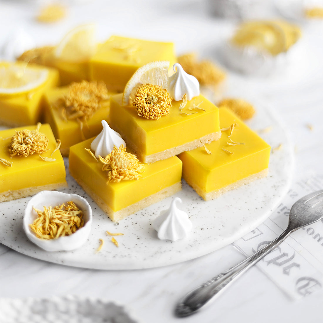 Suncore Foods Lemon Jasmine Goldenberry Tart Slices