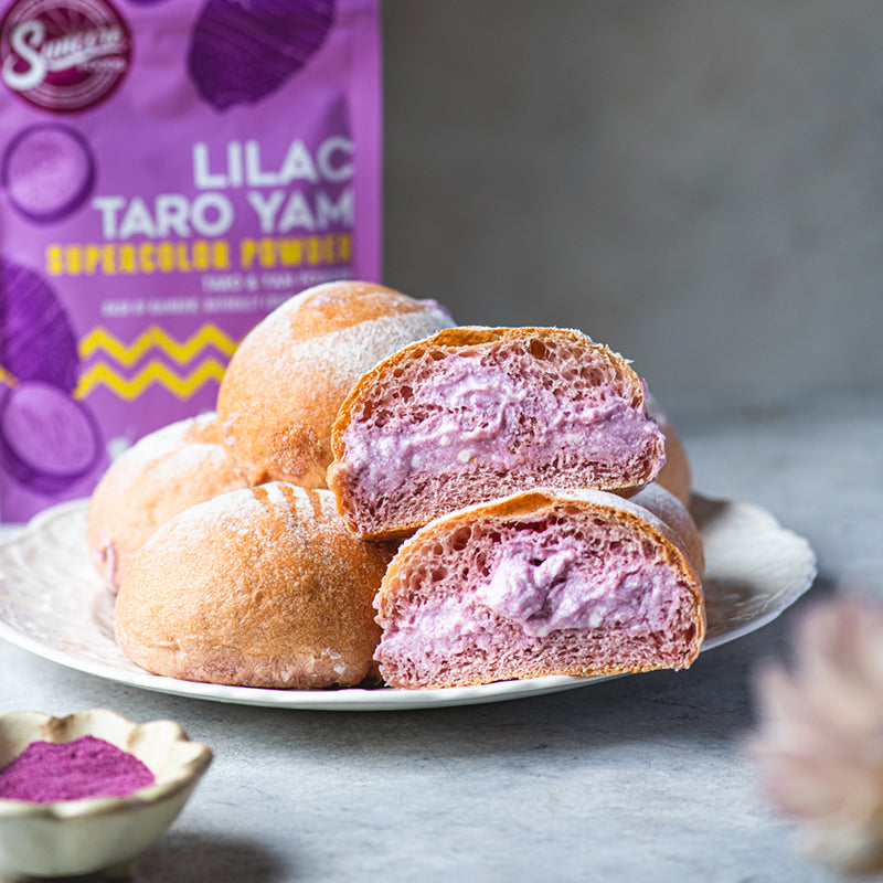 Suncore Foods Light Cheese Lilac Taro Yam Bread