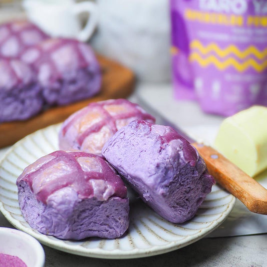 Suncore Foods Lilac Taro Yam Dinner Rolls 