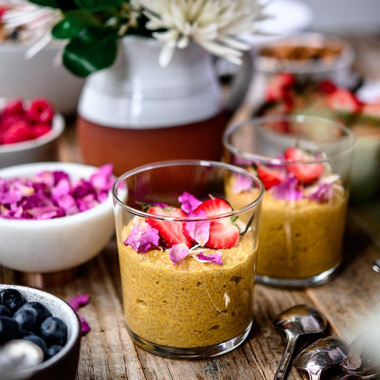Suncore Foods Mango Yellow Goldenberry Chia Pudding