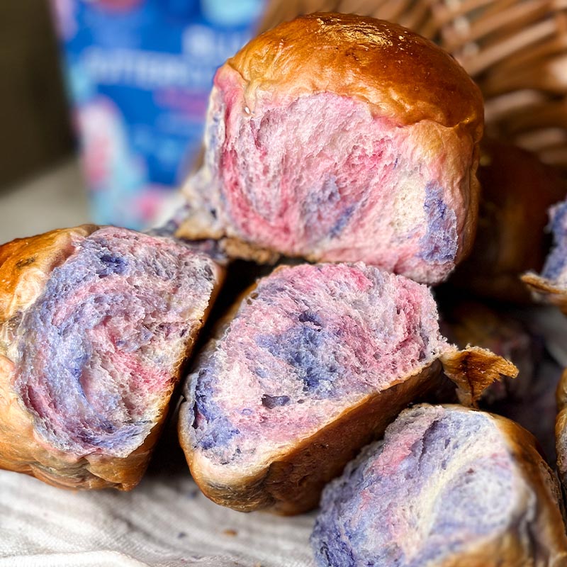 Suncore Foods® Marbled Rainbow Dinner Rolls 