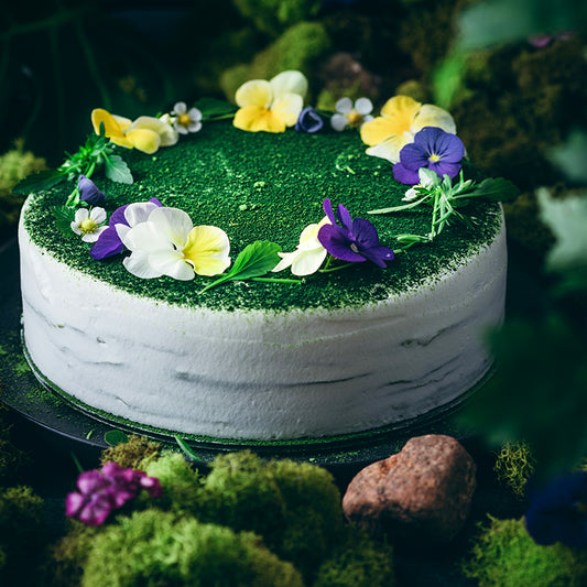 Suncore Foods Green Forest Fairy Matcha Crepe Cake