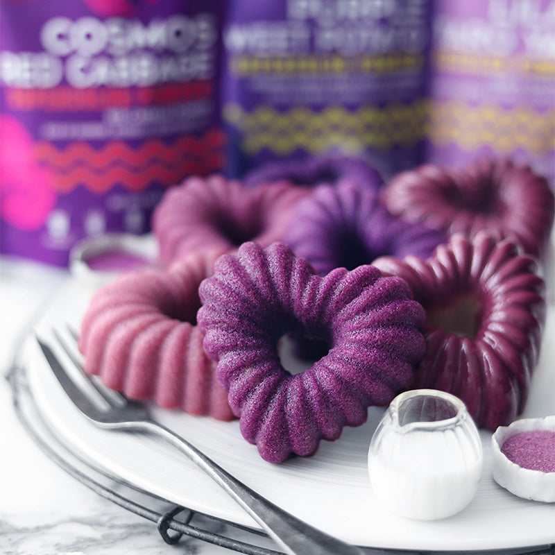 Suncore Foods Mini Royal Purple Love Bundt Cakes