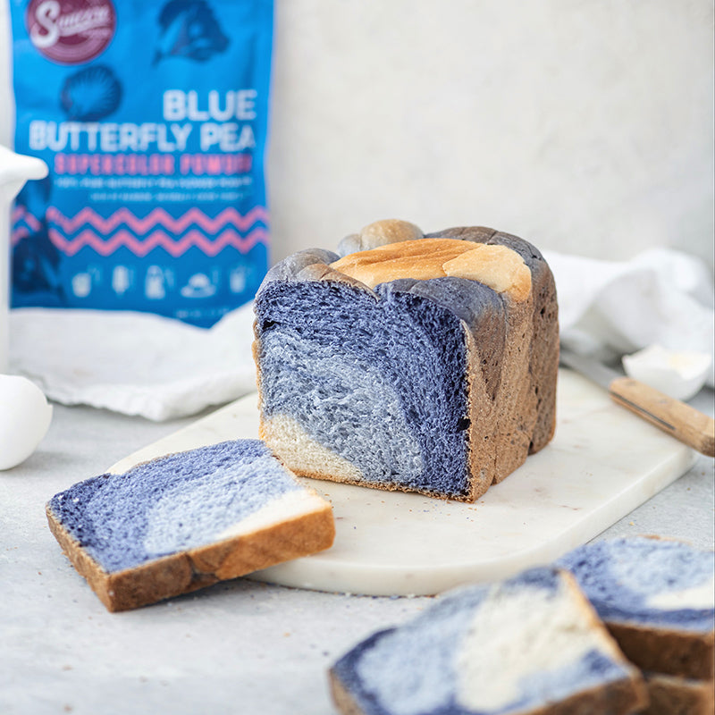 Suncore Foods Ombre Blue Butterfly Milk Bread