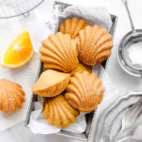 Orange Spice Madeleines