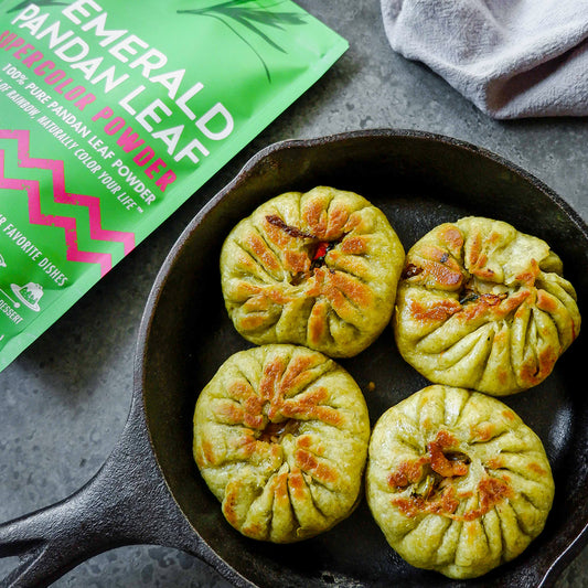 Suncore Foods Pan-Fried Emerald Pandan Leaf Buns