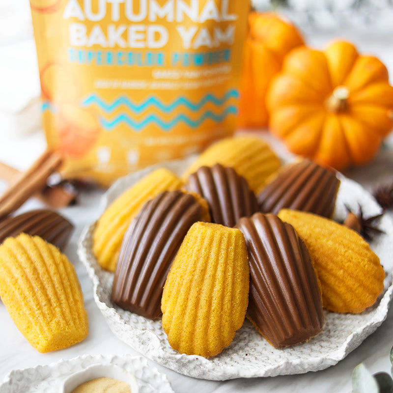 Suncore Foods Pumpkin & Autumnal Baked Sweet Potato Yam Madeleines