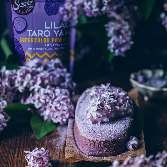 Suncore Foods Purple Lilac Dream Taro Yam Cheesecake
