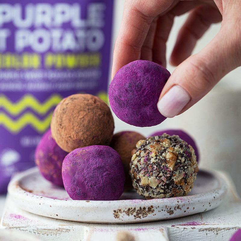Suncore Foods Purple Sweet Potato Chocolate Truffles