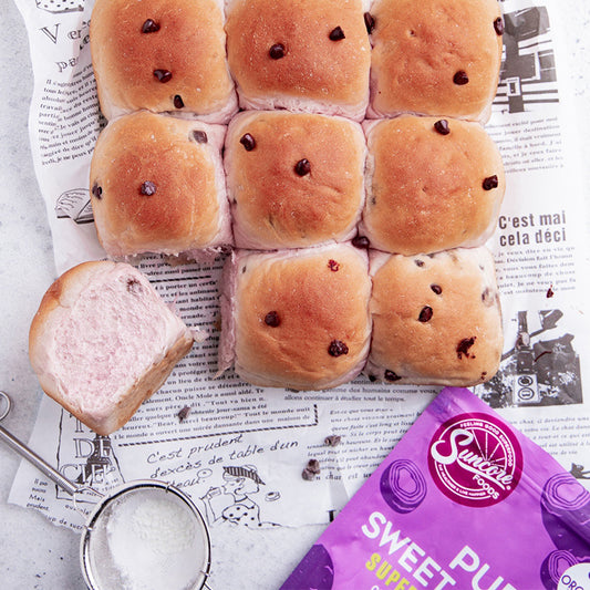 Suncore Foods Purple Sweet Potato Japanese Soft Buns