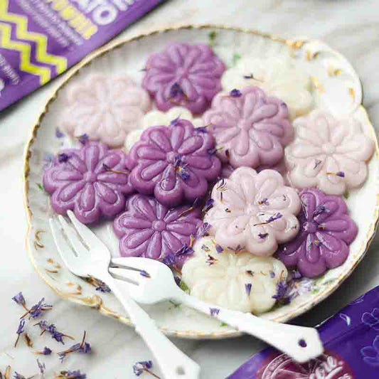 Suncore Foods Purple Sweet Potato Mochi Flowers