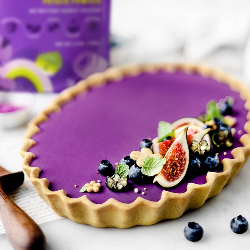 Purple Sweet Potato Carrot Pie