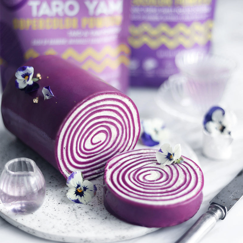 Suncore Foods Purple Sweet Potato & Taro Yam Crepe Roll