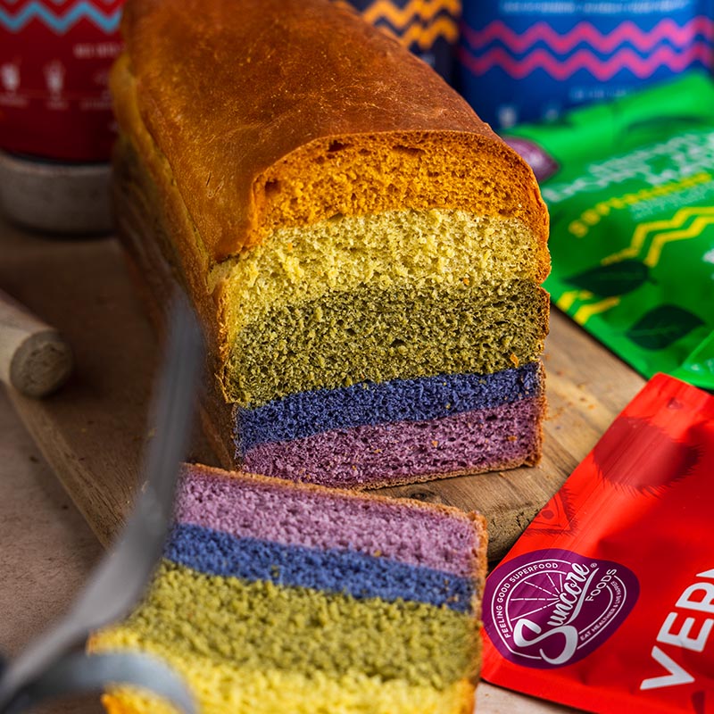 Suncore Foods Celebration Rainbow Bread Loaf
