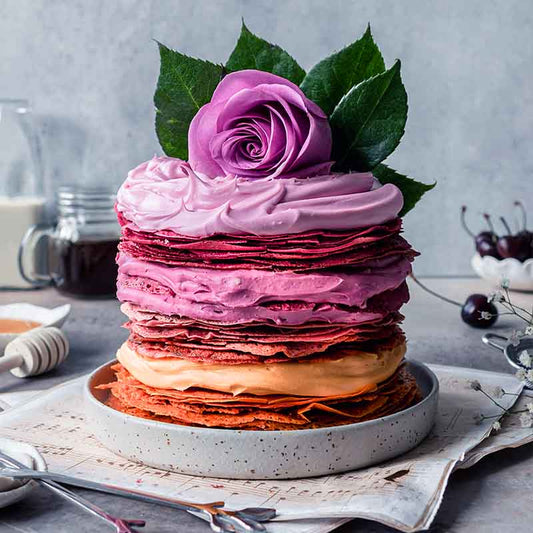 Suncore Foods Rainbow Crepe Cake