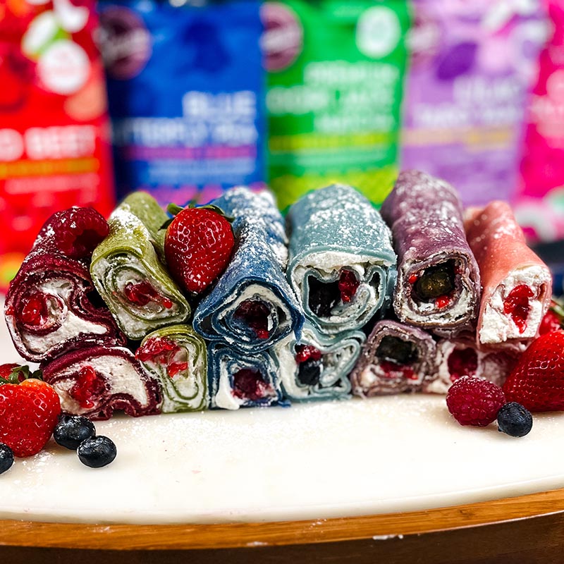 Suncore Foods® Rainbow Crepe Roll-Ups