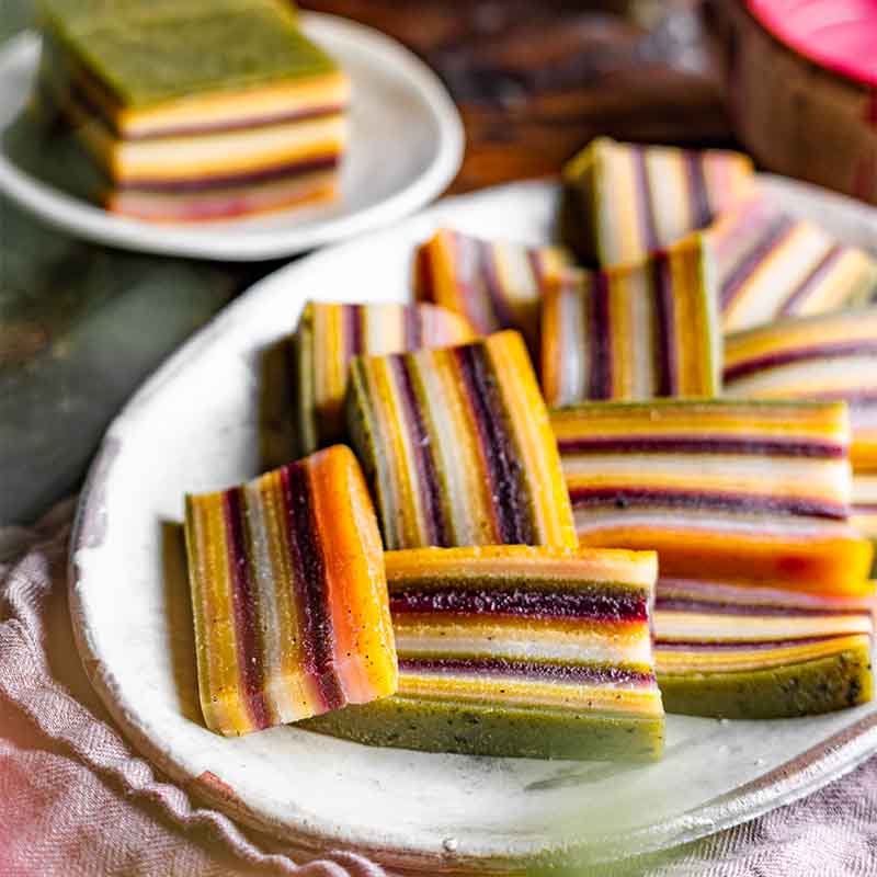 Suncore Foods Rainbow Kue Lapid Pepe (Indonesian Layered Cake) 