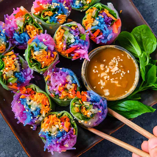 Suncore Foods Fresh Rainbow Noodle Spring Rolls