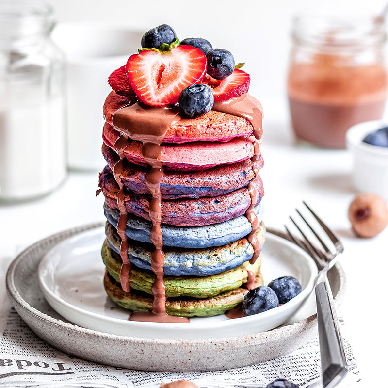 Suncore Foods Rainbow Tower Pancakes